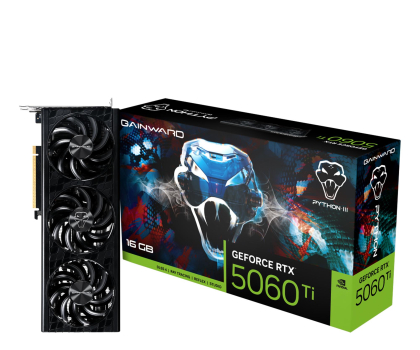 Karta graficzna NVIDIA Gainward GeForce RTX 5060 Ti Python III V1 16GB GDDR7 DLSS5